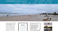 Desktop Screenshot of myamericancoach.com